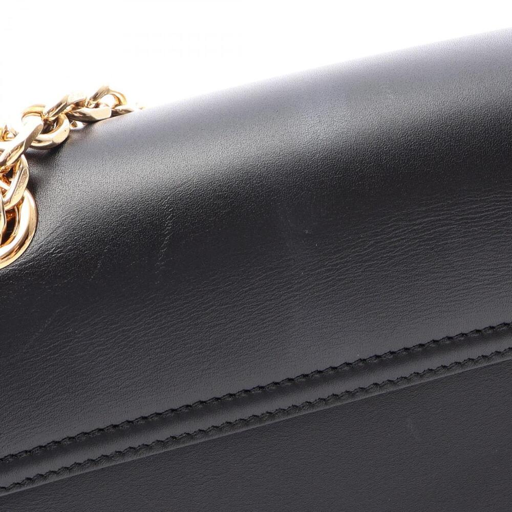 Celine C Medium Shoulder Bag Handbag Leather Women's Black - Picture 5 of 13